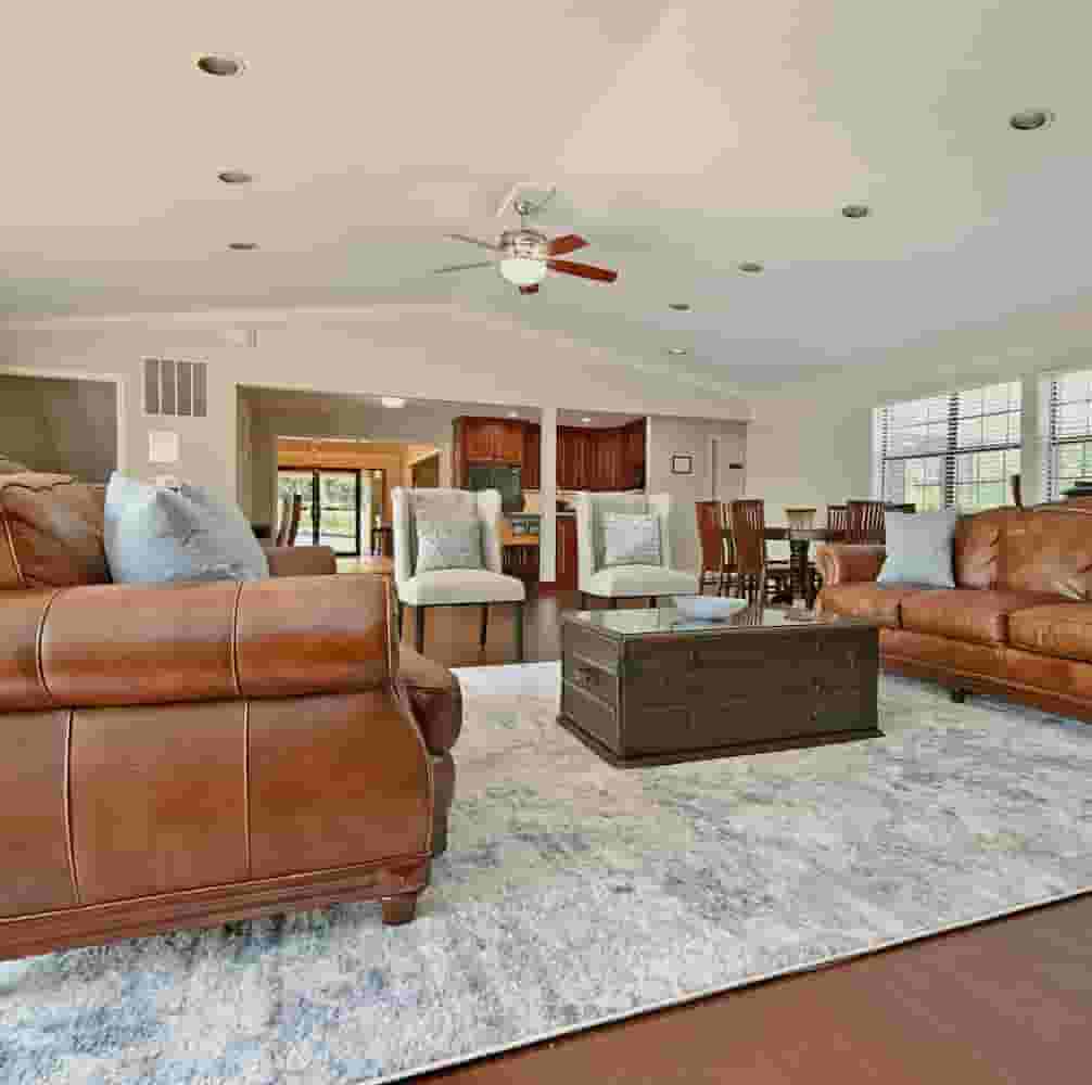 Resident clubhouse with kitchenette and event space
